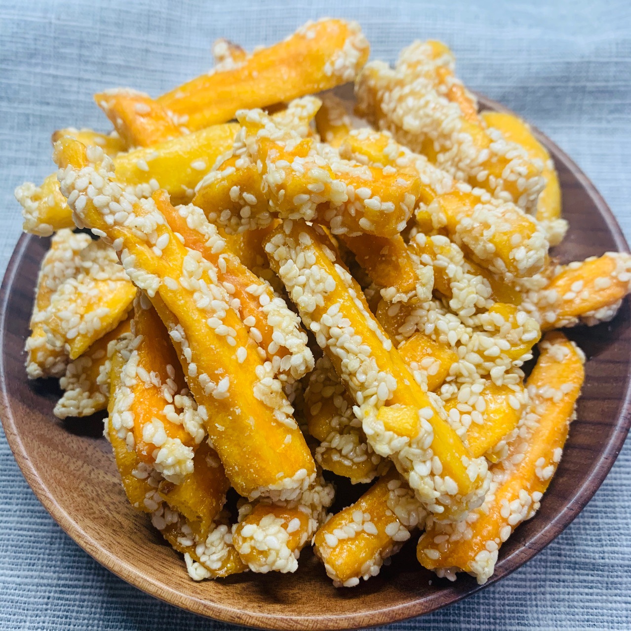 5千克1箱芝麻香味酥脆拔丝地瓜条