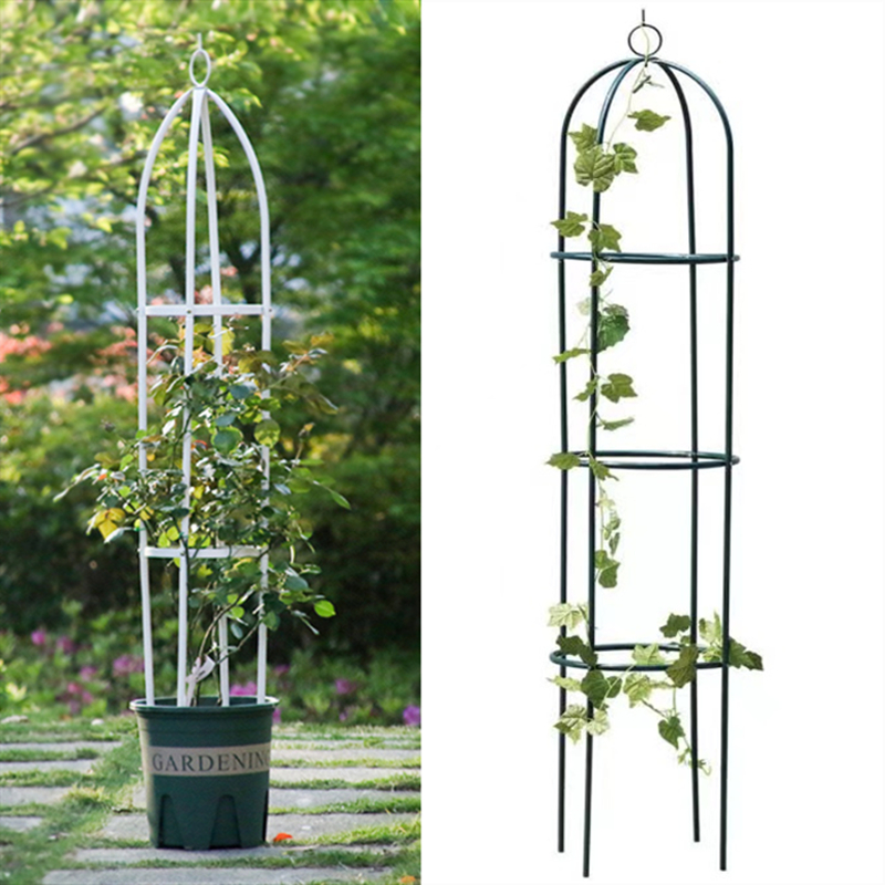 铁艺植物攀爬山乌龟月季铁线莲花柱架子爬藤架花卉支架支撑杆户外
