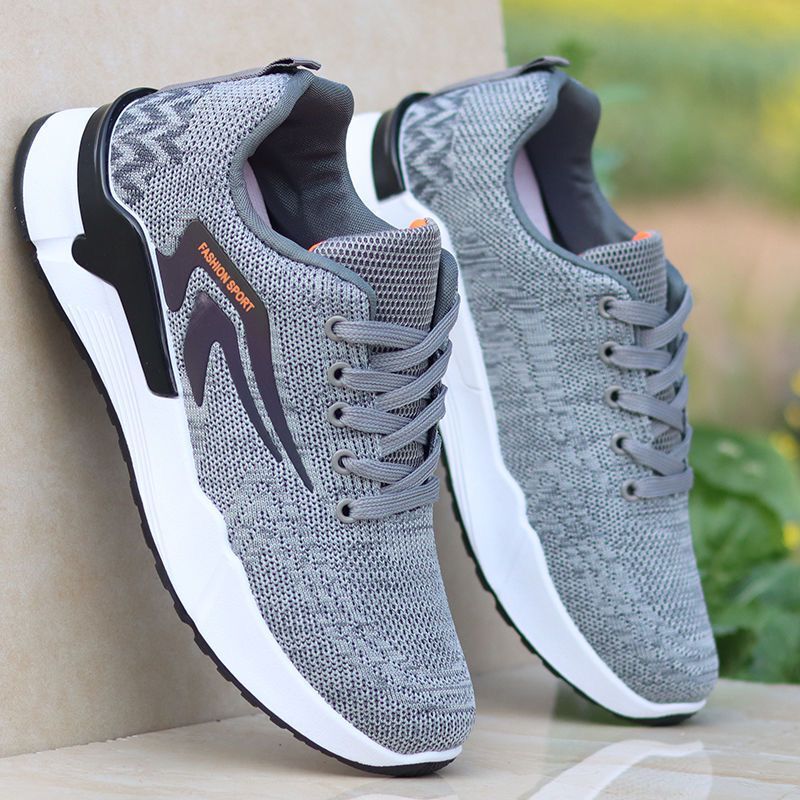 spring new running shoes mesh breathable sports casual shoes korean fashion men‘s shoes teen fashion shoes