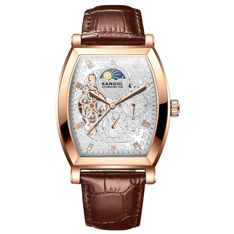 英国品牌坎戈尔袋鼠kangol全自动机械表男士手表学生防水-k501