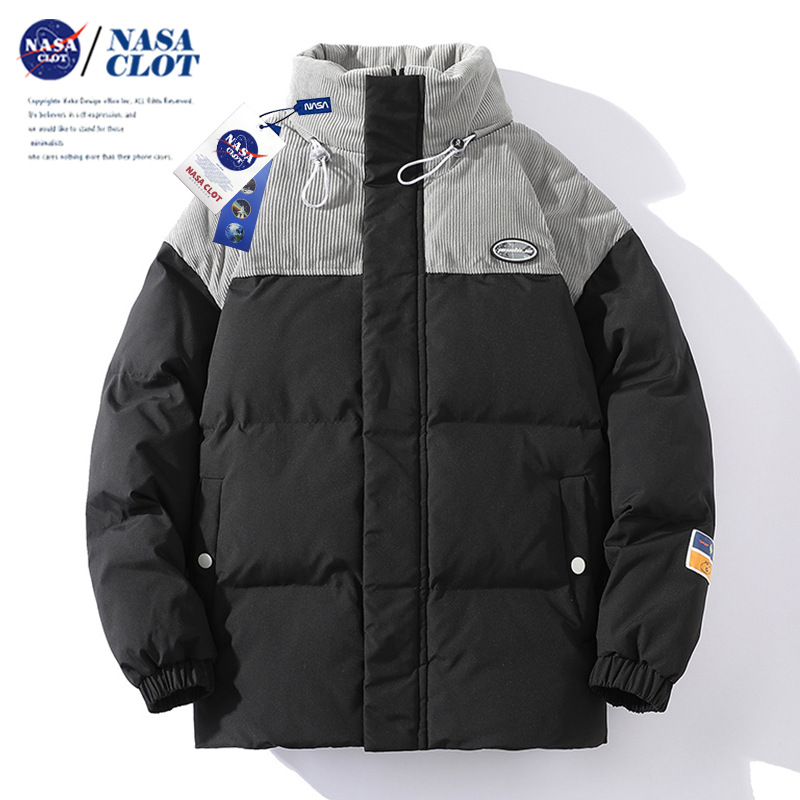 nasa情侣装冬装棉衣男生韩版加厚ins潮牌炸街冬季情侣棉服外套女