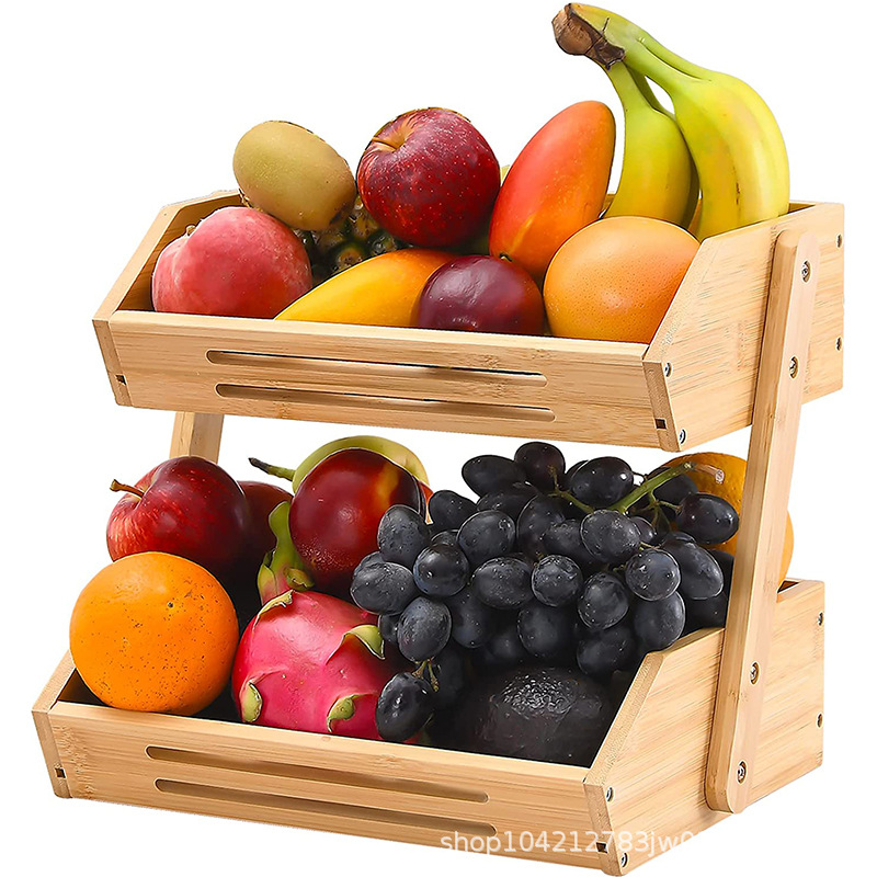 落地多层放水果收纳架微波炉烤箱蔬菜架储物架子菜架子厨房菜篮子