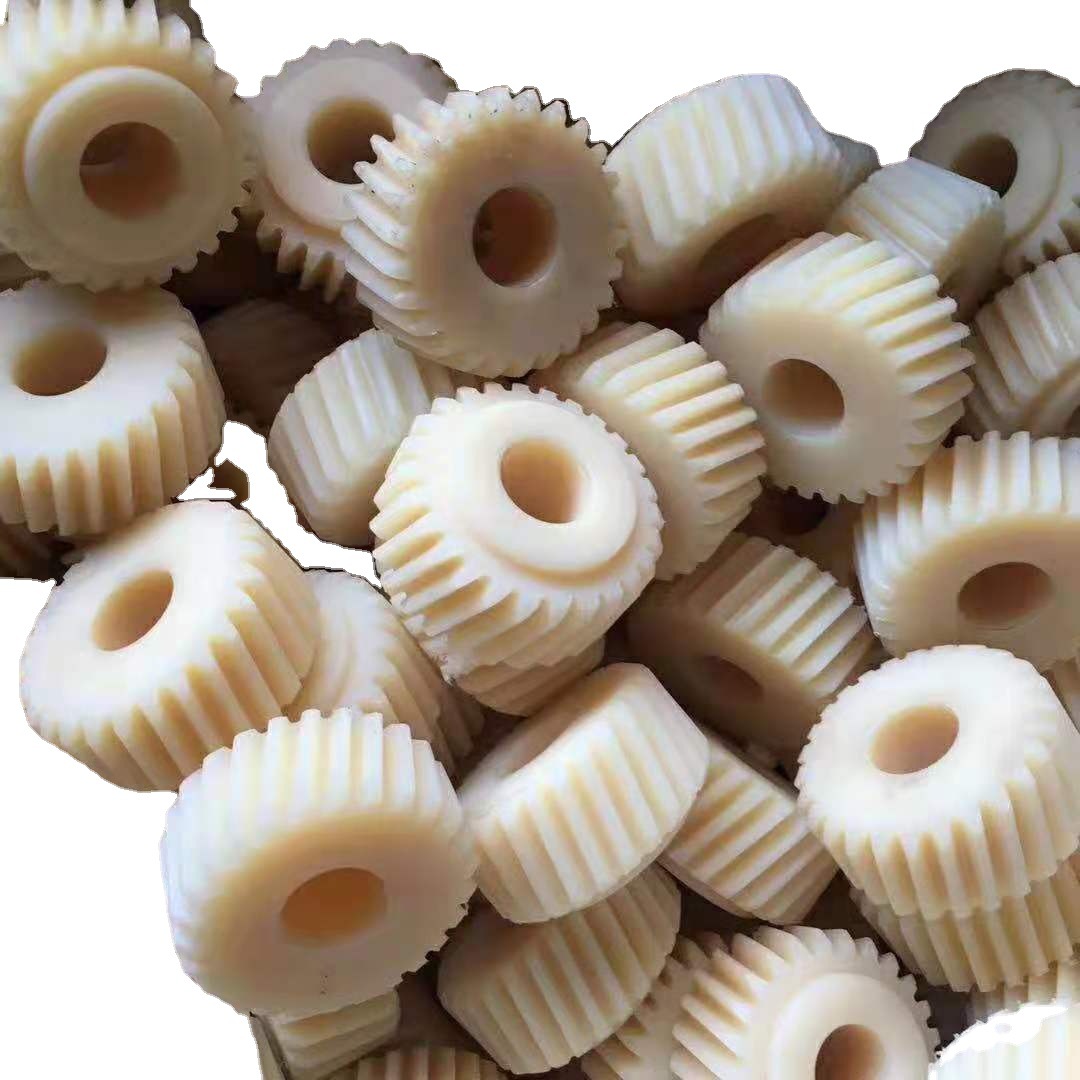 mc尼龙齿轮 塑料齿轮可定直齿 斜齿 蜗齿机械传动件