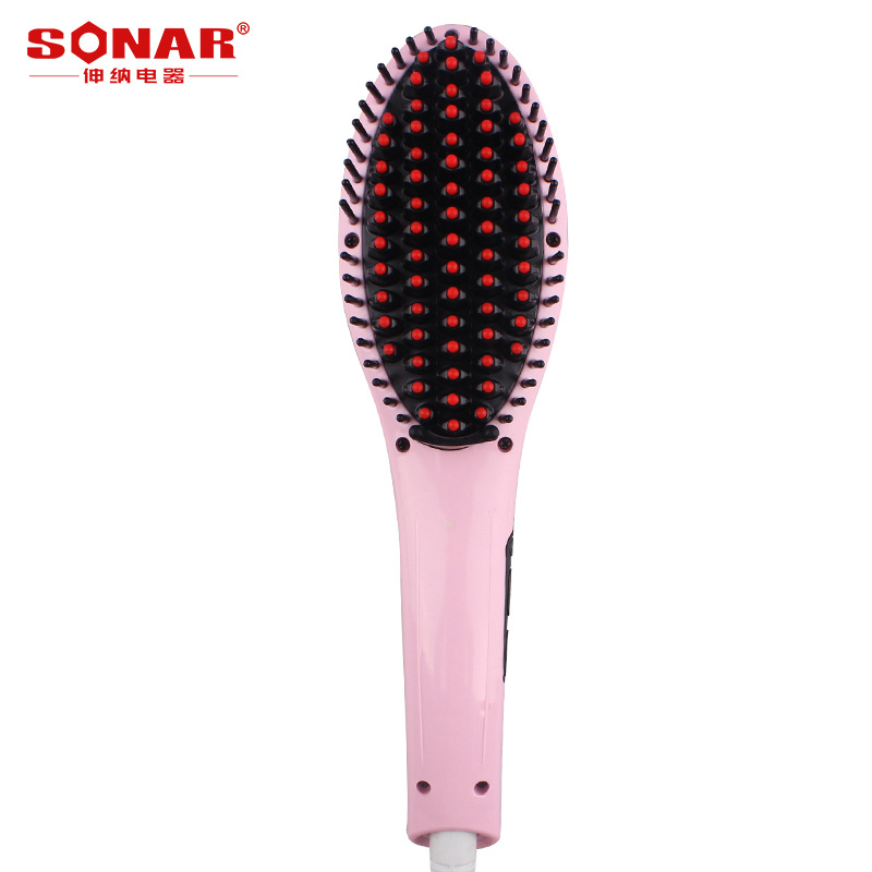 Hqt-906 Straight Comb Electric Hair Supplies Straight Hair Hair Tidying Comb Comb Multifunctional Anti-Scald Hair Curling Comb Lot