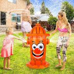 工厂定制PVC喷水玩具 户外儿童戏水玩具花园喷水垫消防栓喷水玩具