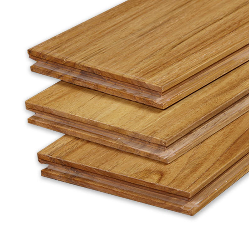 工厂供应纯实木地板正宗印尼柚木高端哑光耐磨锁扣柚木地板