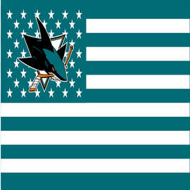 nhl san jose sharks 国家冰球联盟 圣何塞鲨鱼队 旗帜