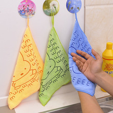 超细纤维抹布 加厚洗碗布吸水毛巾小方巾厨房清洁百洁布搽手巾