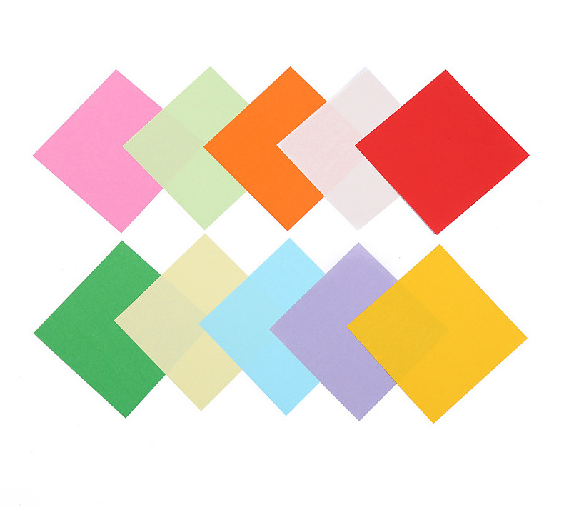 彩纸手工纸折纸彩色卡纸硬a4正方形幼儿园学生diy材料包儿童剪纸