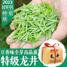 2024新茶【一芽一叶龙井】  春茶头采豆香型明前浓香龙井绿茶茶叶