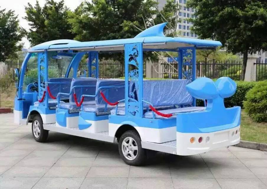 电动主题观光车 四轮巡逻电动代步车 儿童游乐场景区旅游观光车