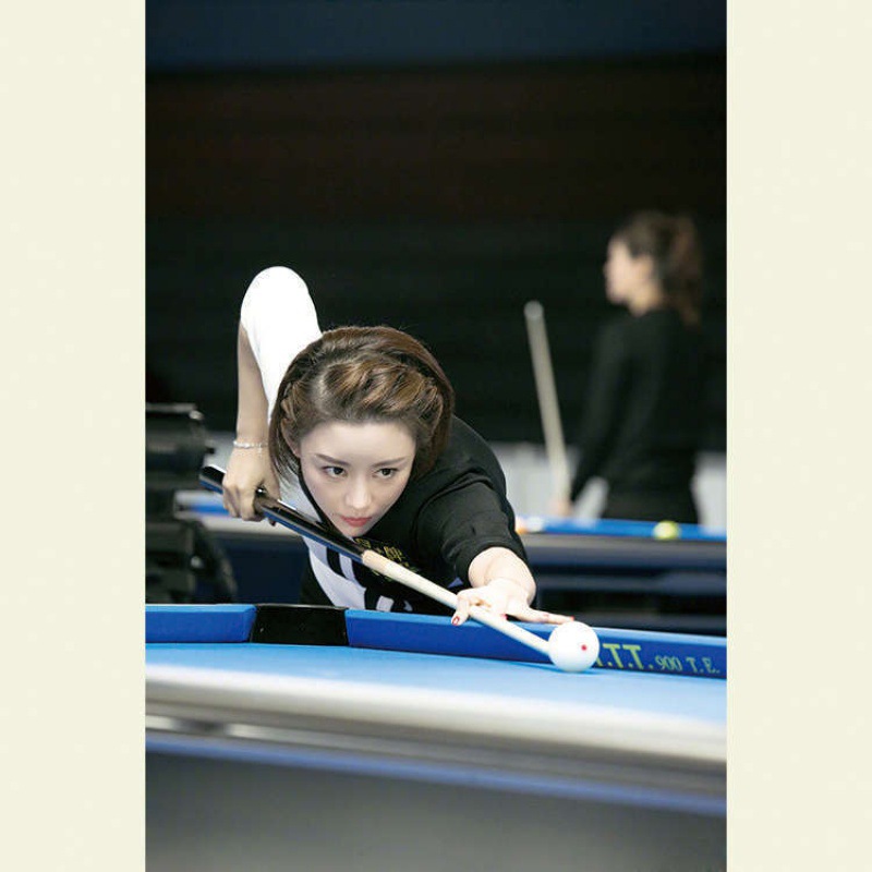 海报明星台球厅美女装饰画桌球室墙贴丁俊晖潘晓婷斯诺克壁纸厂家