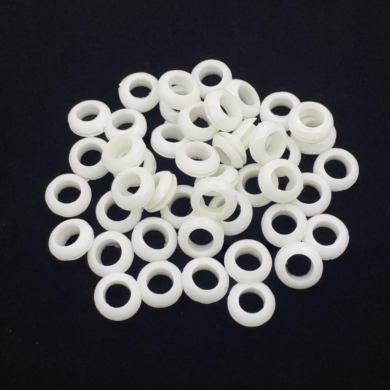 双面护线圈橡胶圈护线环护线圈密封圈出线圈型圈白色原装