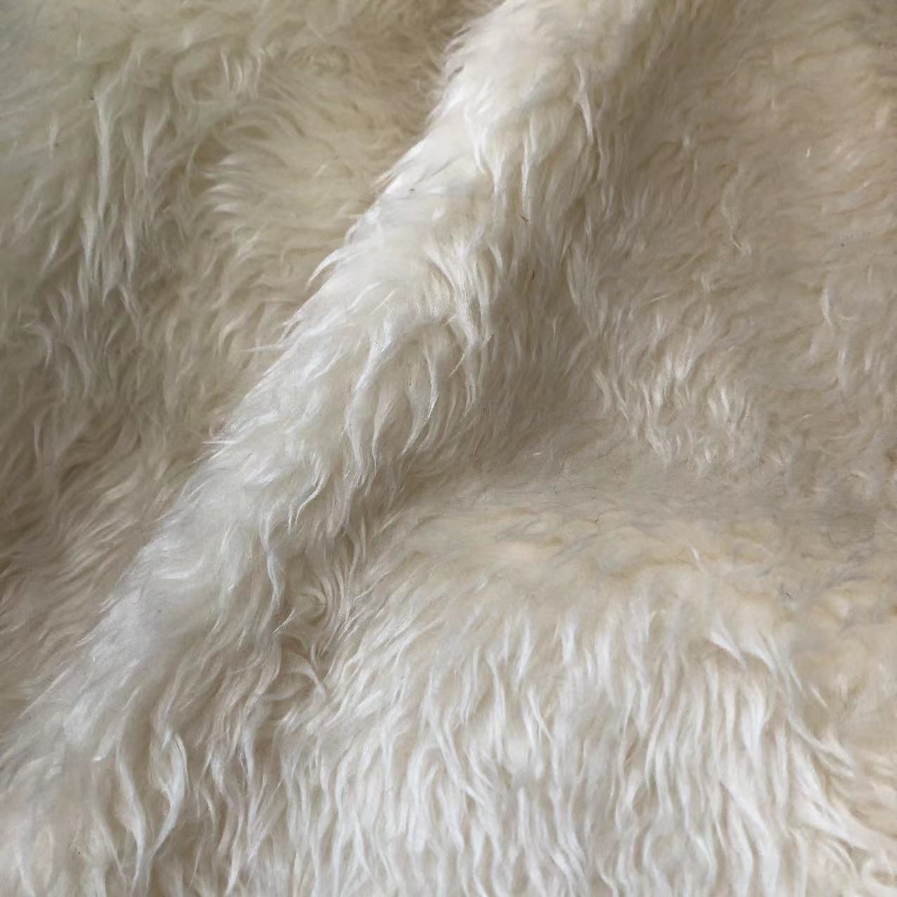 现货洗水兔毛 落水滚束毛 服装玩具鞋包人造长毛绒面料批发