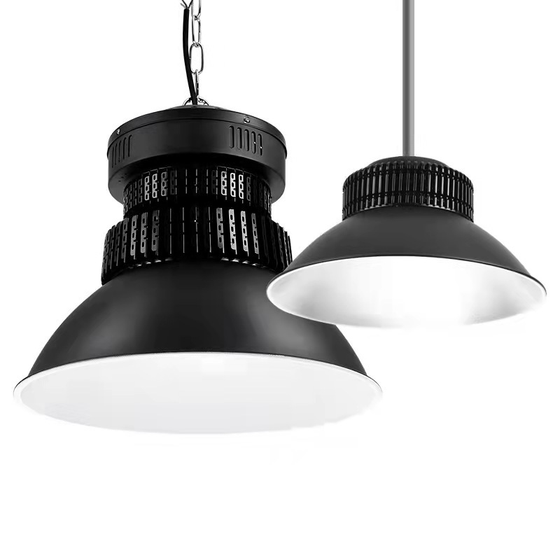 led双层鳍片工矿灯 室内篮球场商场体育馆大功率吊杆铝材照明灯