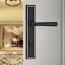泰好铜锁LM 3390 ORB古铜新中式轻奢纯铜房门室内实木门锁执手锁