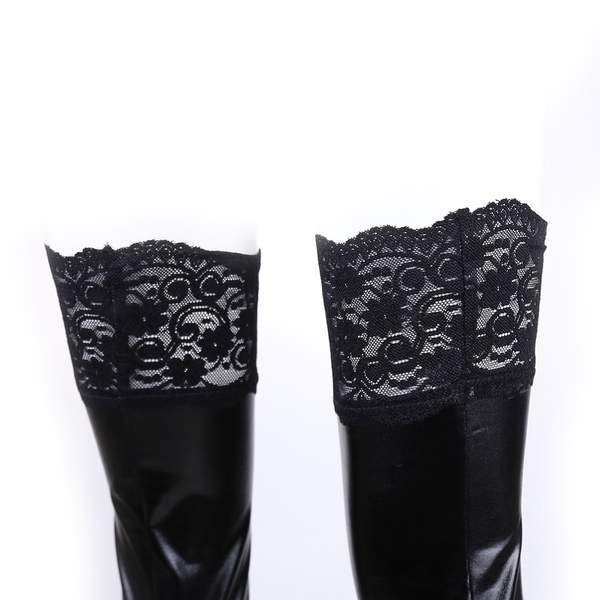 工厂店批发情趣用品漆皮袜子亮皮烫金弹力袜演出服饰钢管服玩具