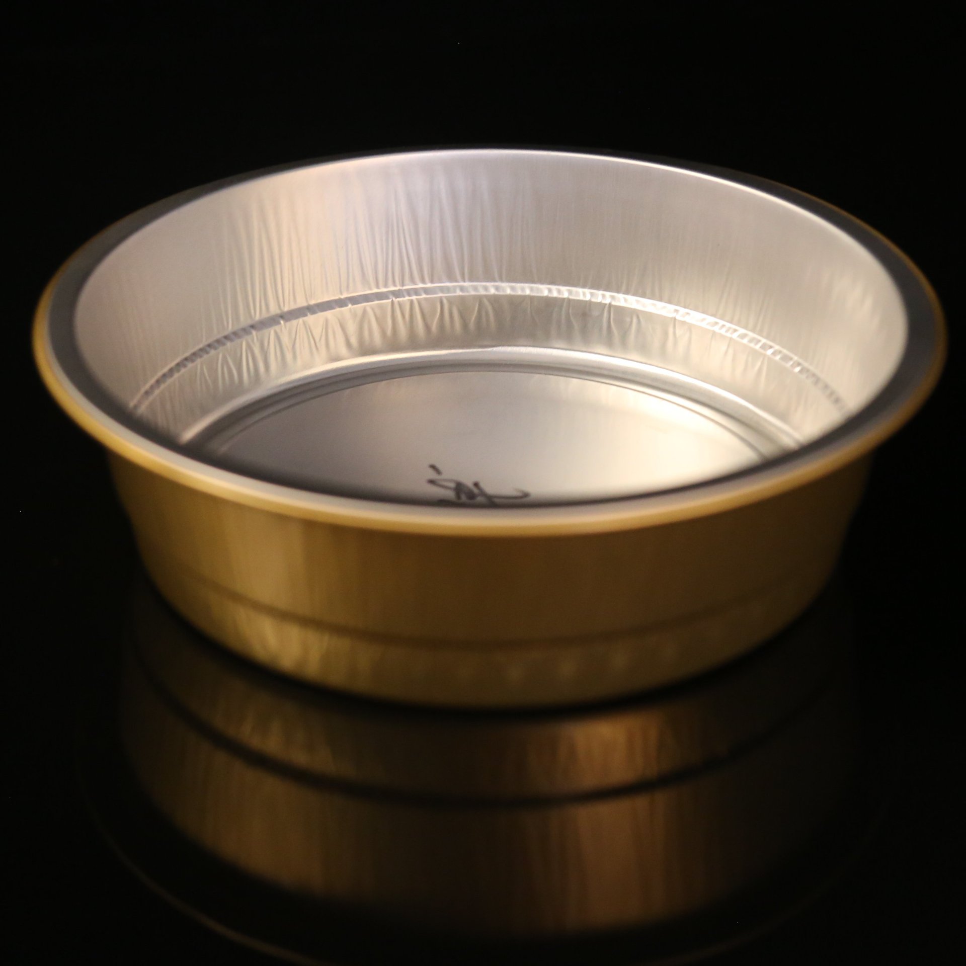 臻昊新款小龙虾打包盒一次性锡纸盒金色铝箔小龙虾外卖盒1130ml