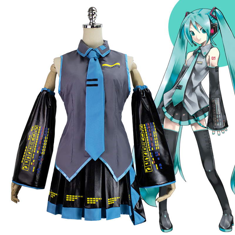 初音 公式服 cos服 初音衣服未来 虚拟主播cosplay服装现货-阿里巴巴