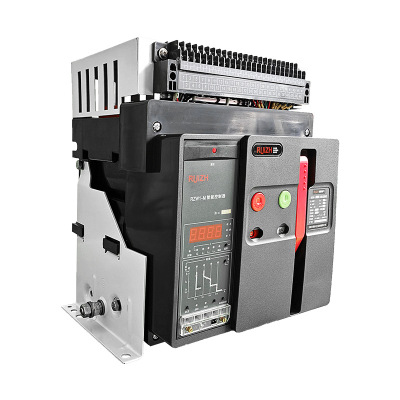 瑞智电气厂家直销低价dw45智能型万能式框架断路器3p固定式630a