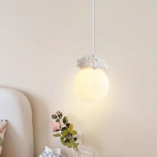小绵羊吊灯法式奶油风创意走廊过道灯具温馨浪漫装饰卧室床头灯