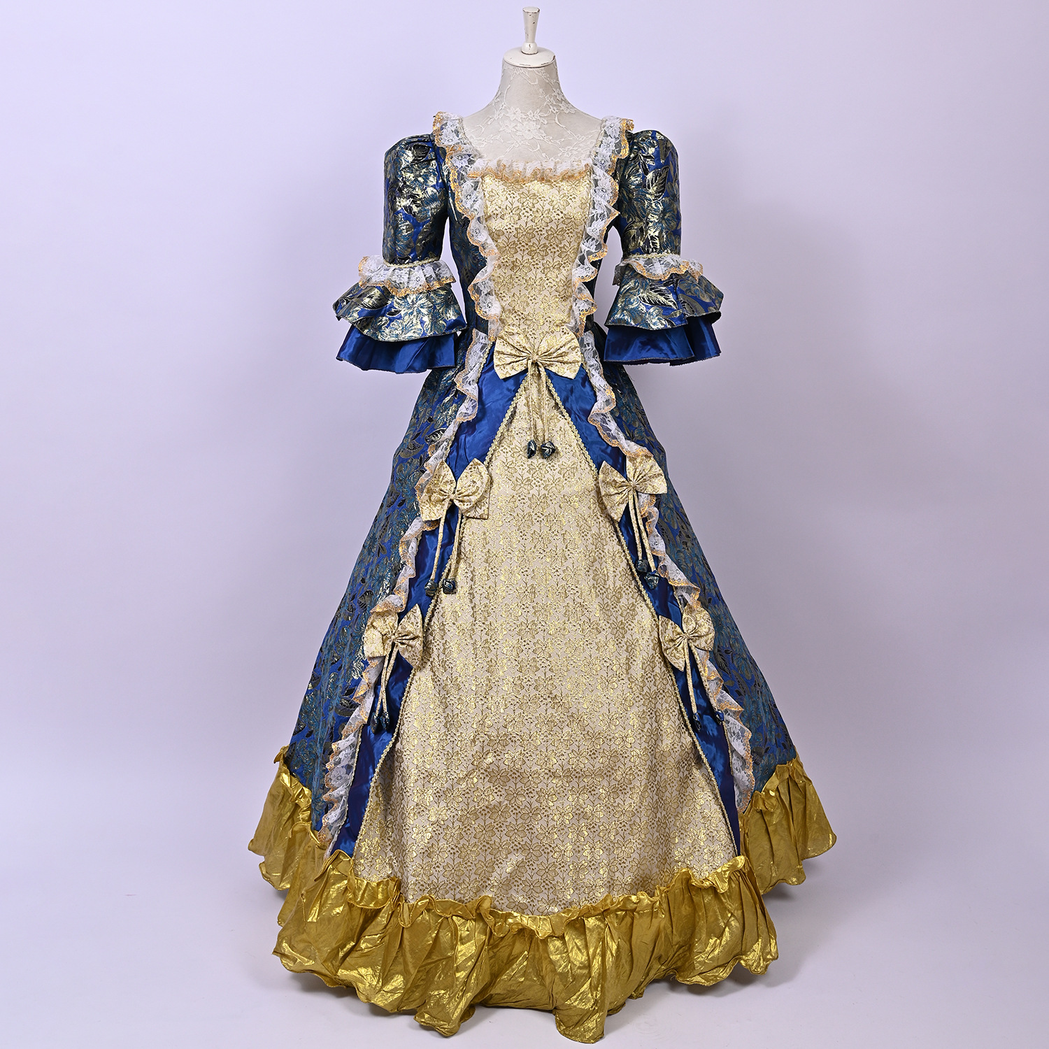 欧式女宫廷服装生日派对舞台服复古公主裙朱丽叶圣诞节演出礼服