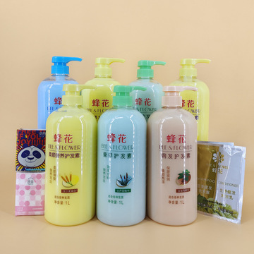 蜂花护发素1l小麦橄榄芦荟首乌甘菊杏仁柔顺保温滋润养发-阿里巴巴