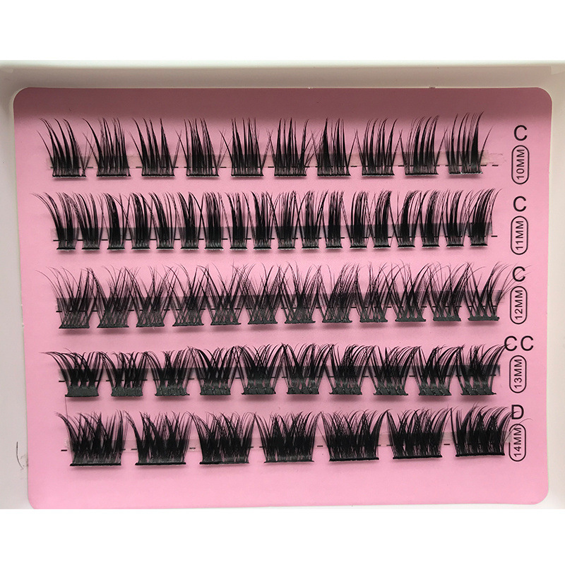 Foreign Trade Popular Style Segmented False Eyelashes Suit Long Curling in Stock Eyelash