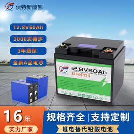 12V50Ah铅改锂储能电池厂家直销房车基站磷酸铁电池24V100ah锂电