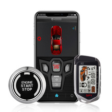PKE一键启动免匙进入 1500米手机app控车远程点火汽车震动报警器