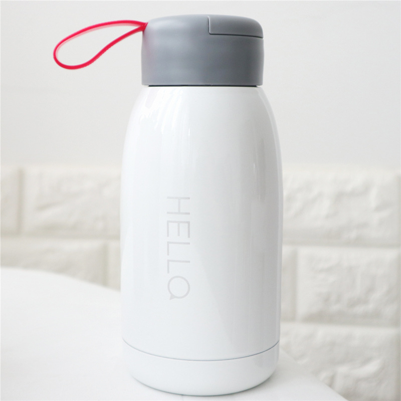 Aikesi Rice Vacuum Cup Couple Vacuum Stainless Steel Portable Thermos Bottle Creative Student Male and Female Water Cup