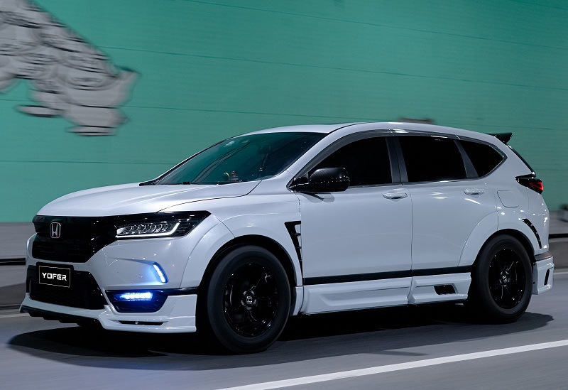 适用本田皓影汽车改装大小包围前唇后唇流水灯尾嘴侧裙轮眉尾顶翼