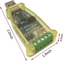 USB转RS485 RS422串口模块端子DATA+ DATA- VCC GND TXD RXD FTDI