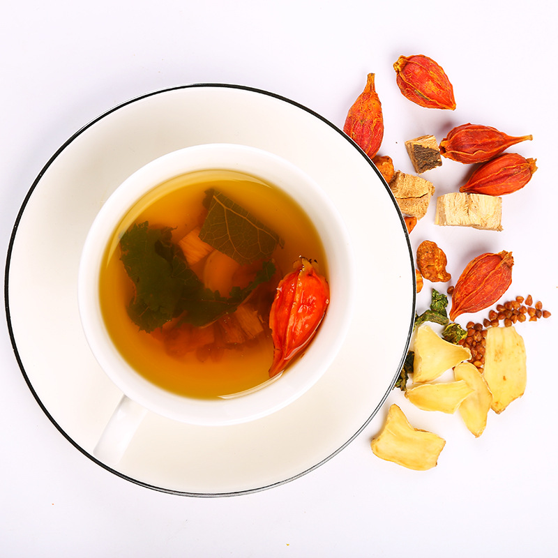 菊苣栀子茶尿酸高茶根正品官方旗舰店搭降酸茶排酸茶中药痛风能喝