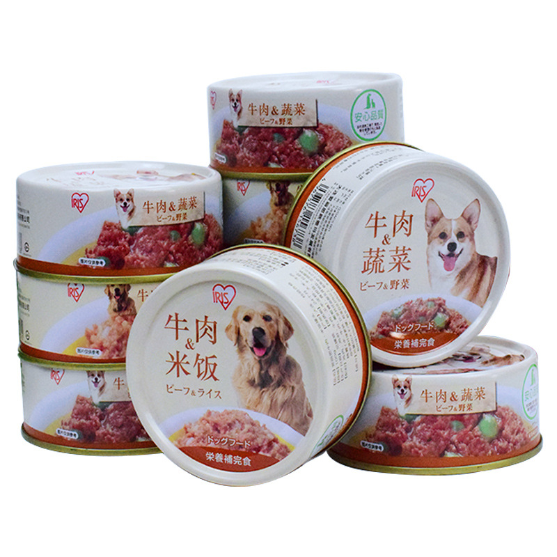 IRIS Canned Dog 100G Beef and Vegetables Teddy/Golden Retriever Bibimbap Alice Wet Food Puppy Rice Snacks