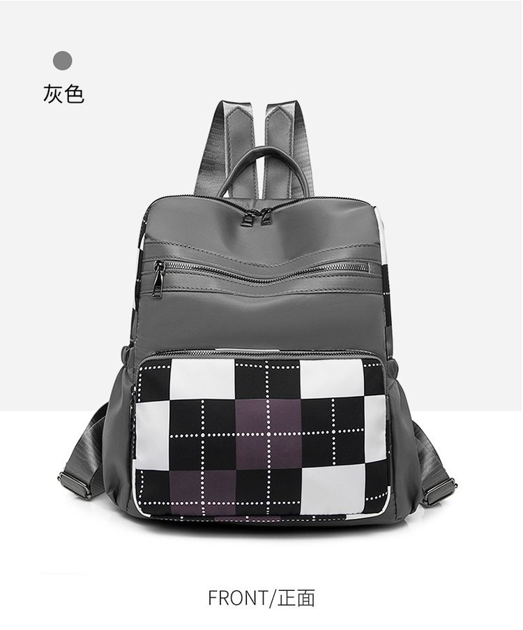 2022 New Fashion Korean Style Schoolbag Mummy Bag Women's Backpack Women's Casual Korean Style All-Matching Bag
