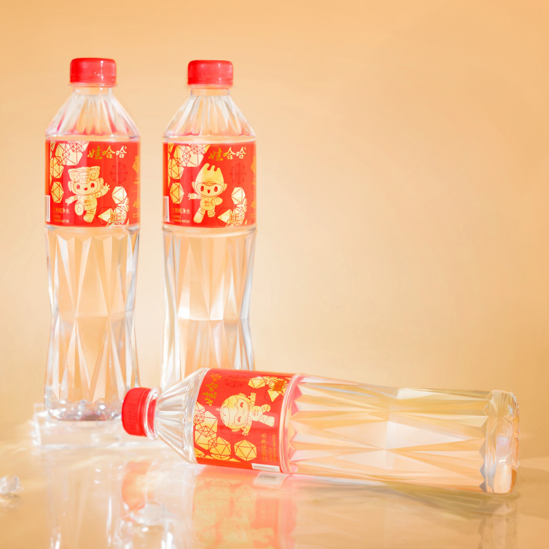 娃哈哈饮用水纯净水亚运版晶钻水550ml*6瓶整箱装-阿里巴巴