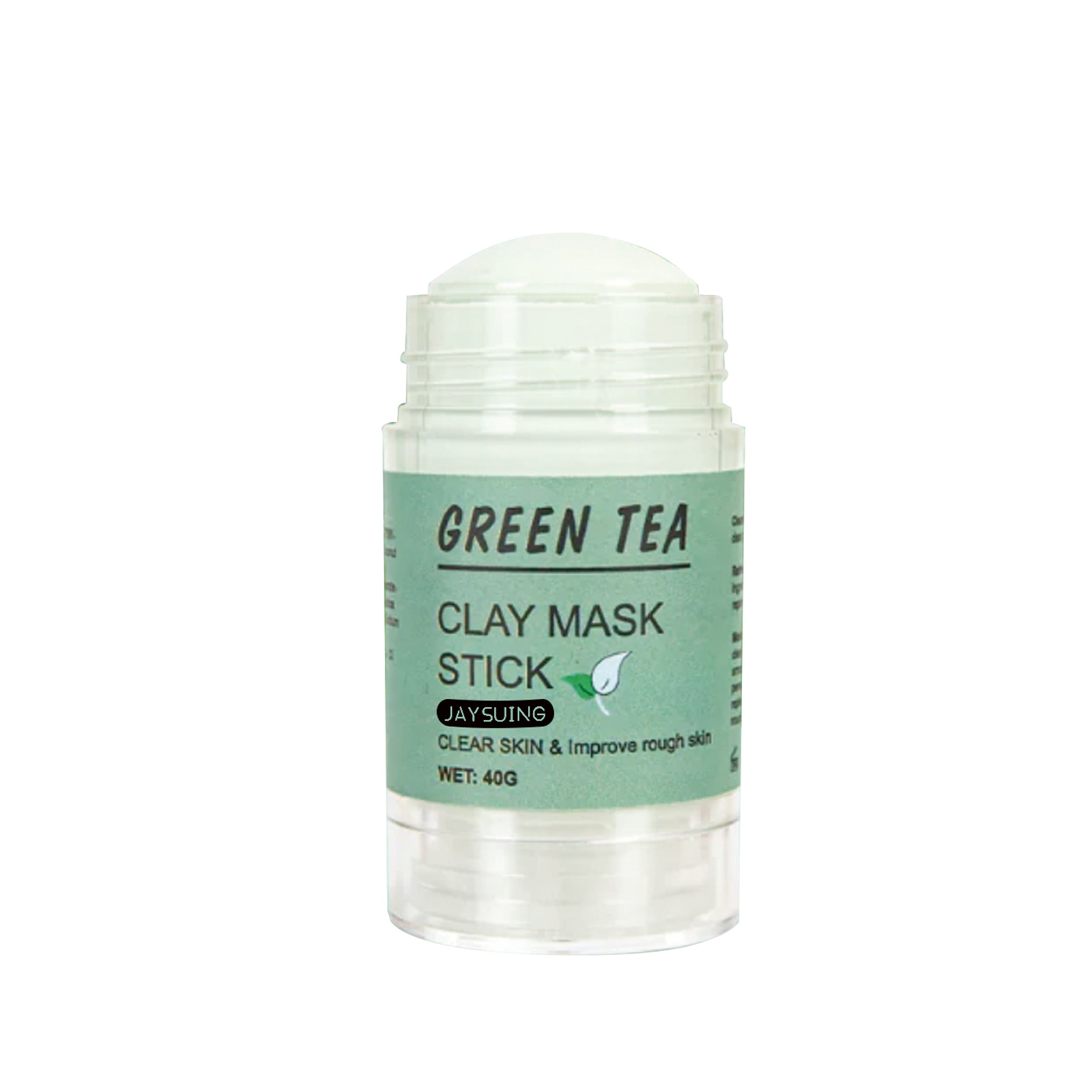 Jaysuing Green Tea Clay Mask Stick Deep Cleansing Firming Pores Spot Fading Blackhead Removing Clay Mask Stick