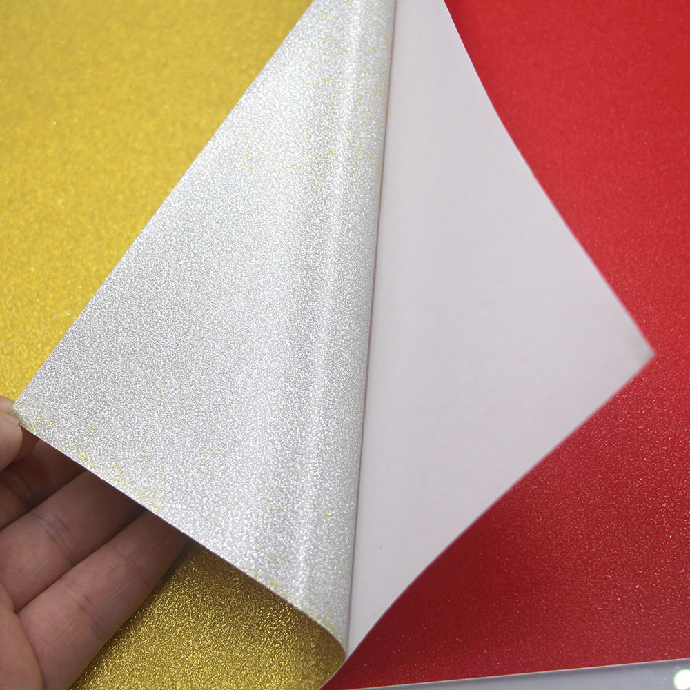 带胶不掉粉的闪光纸亮a4金葱金粉纸diy裁剪材料10张包