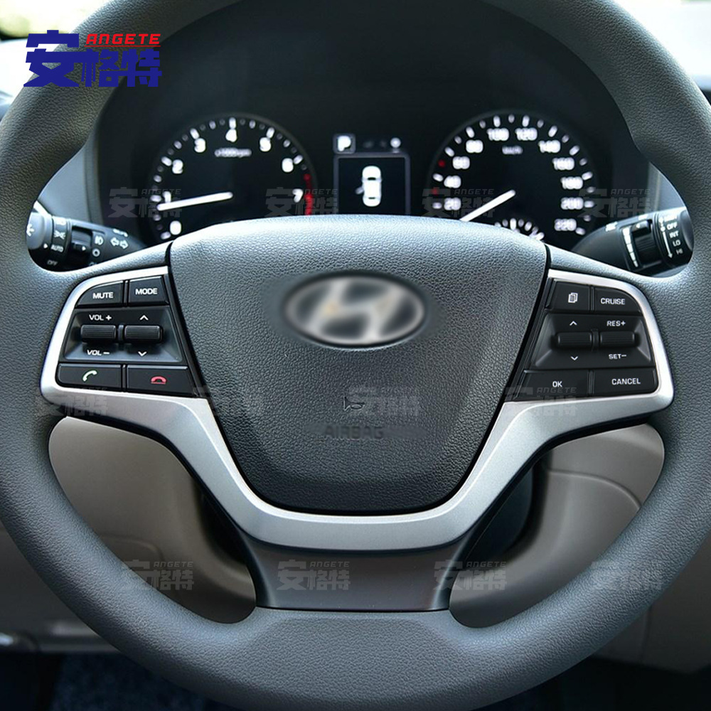 适用于北京现代悦纳多功能高配方向盘按键内饰改装悦纳rv加装配件