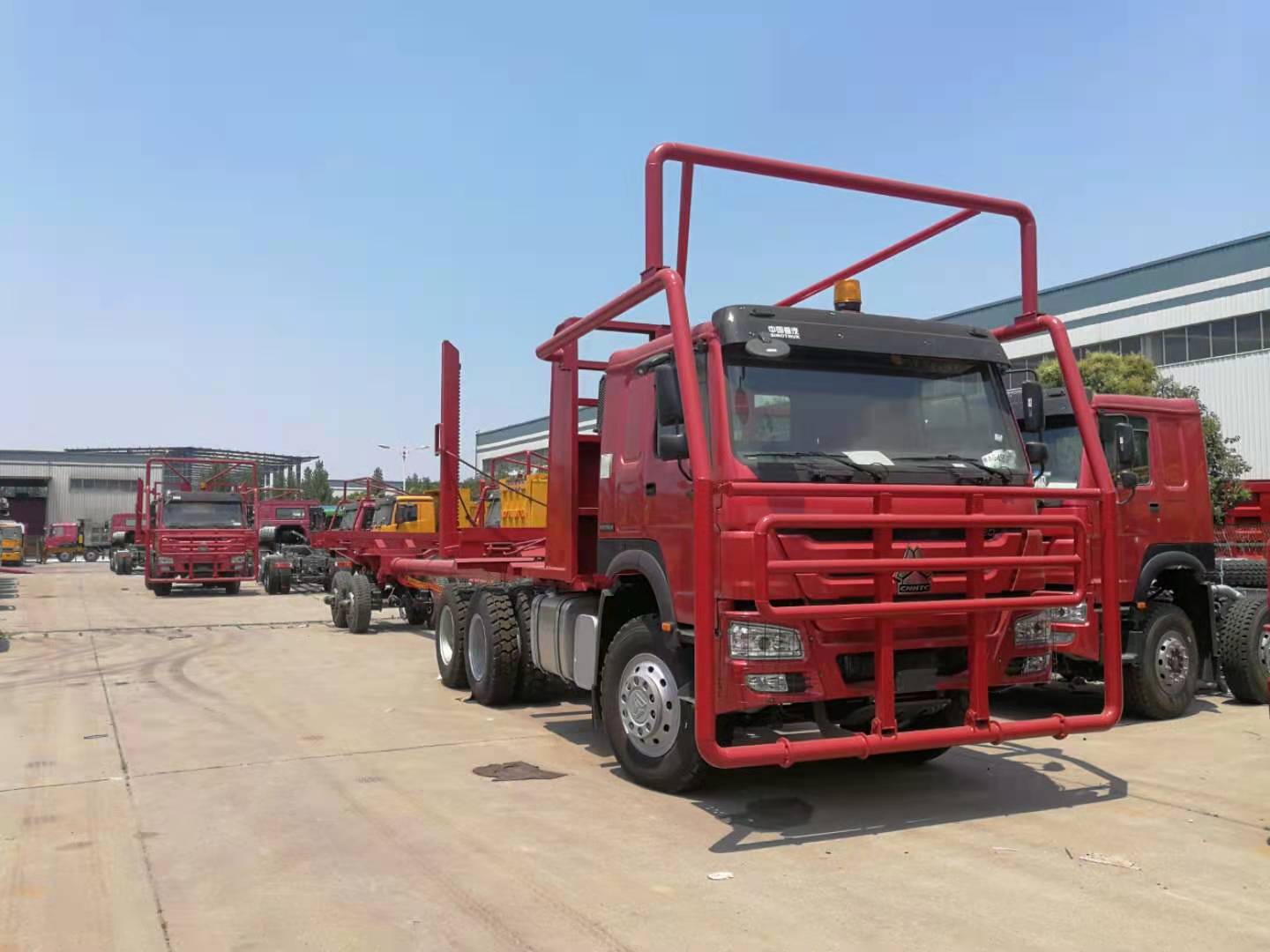 代理出口中国重汽豪沃牵引车原木运输车 18953179828-阿里巴巴