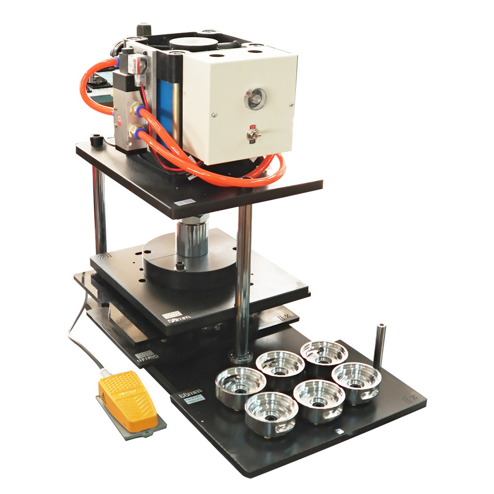 金属徽章纽扣磁铁制作机气动徽章胸章制作机尺寸72x42x60cm