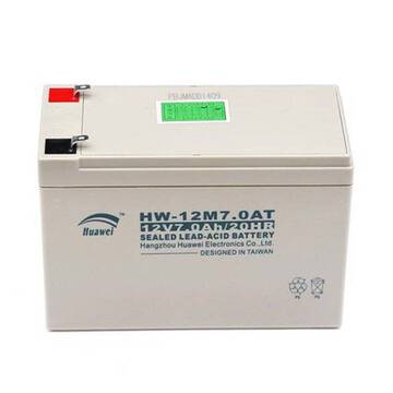华威蓄电池hw-12m12ac 12v12ah/20hr铅酸免维护 电梯 消防电源营