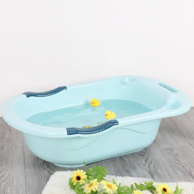 婴儿洗澡盆浴盆宝宝初生宝宝加厚大号家用儿童可坐躺沐浴盆浴桶新