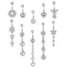 Rfly Belly Button Rings Sexy Belly Bar Body Piercing Jewelr