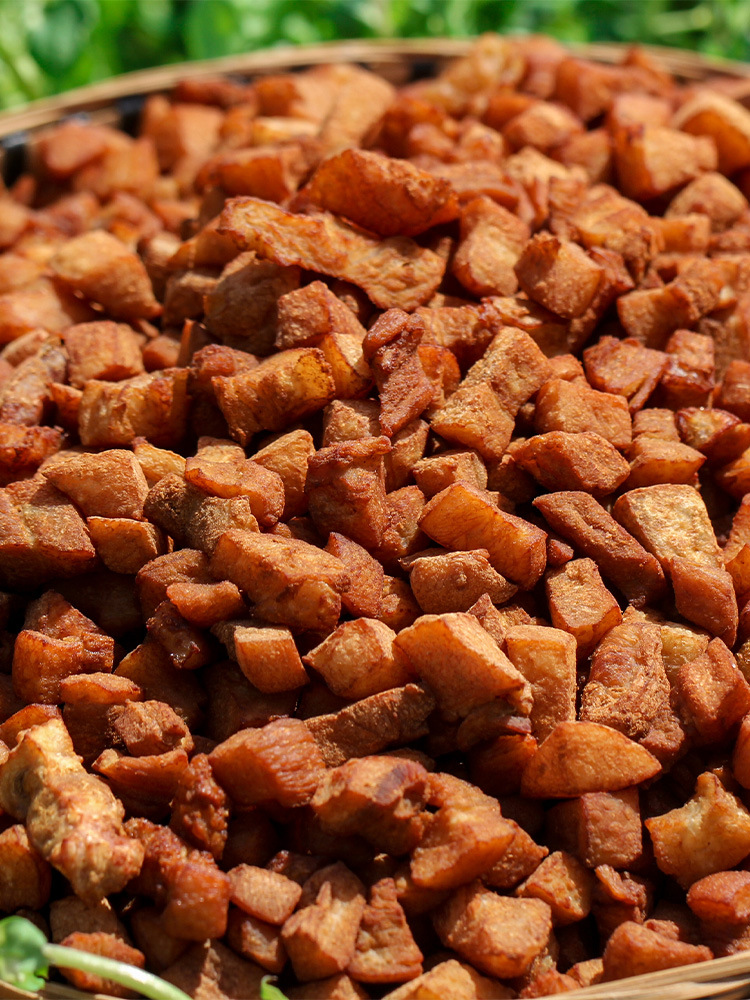 贵州脆哨特产土特产零食小吃软哨土猪肉脆哨臊子香酥脆肉油渣500g