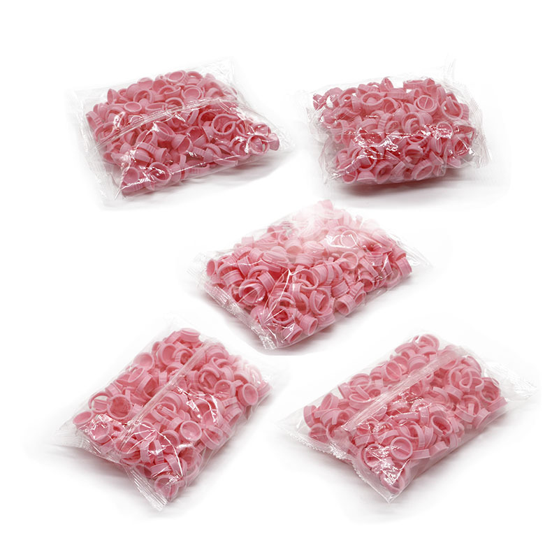 纹绣色料戒指杯粉色嫁接假睫毛胶水托盘色乳指环色料杯纹身色料碗