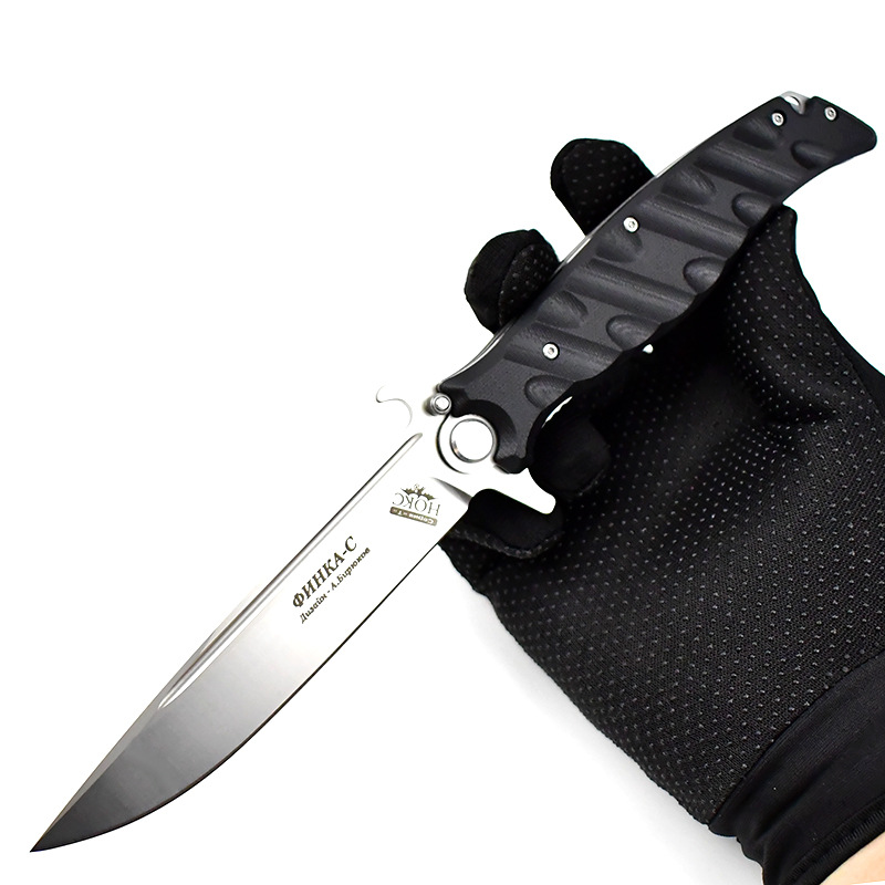 俄罗斯折叠刀防身刀高硬度锋利随身刀野外求生刀户外折刀生存刀具