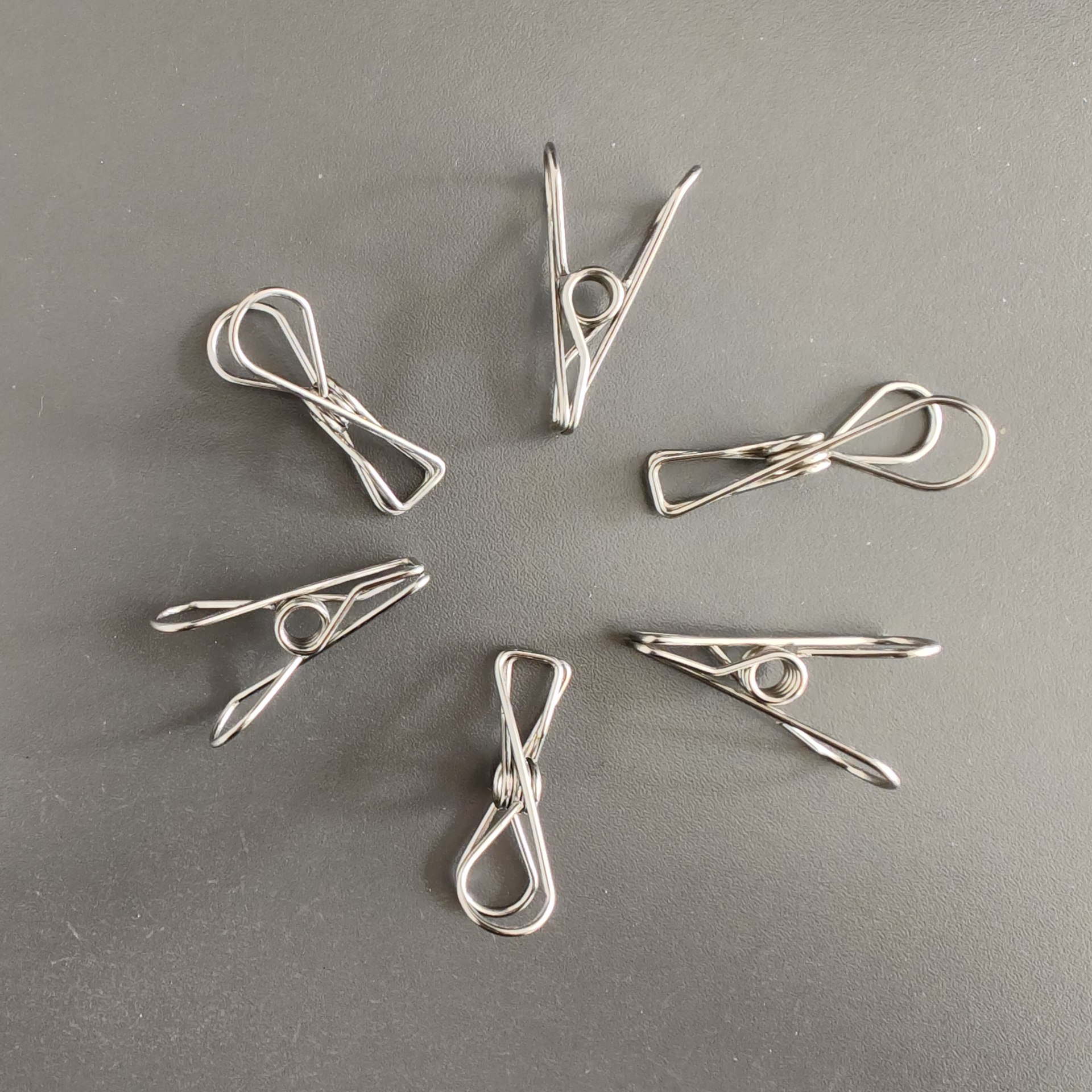 不锈钢夹子防风夹晒晾衣架夹 强力物品夹居家零食夹家用防滑夹