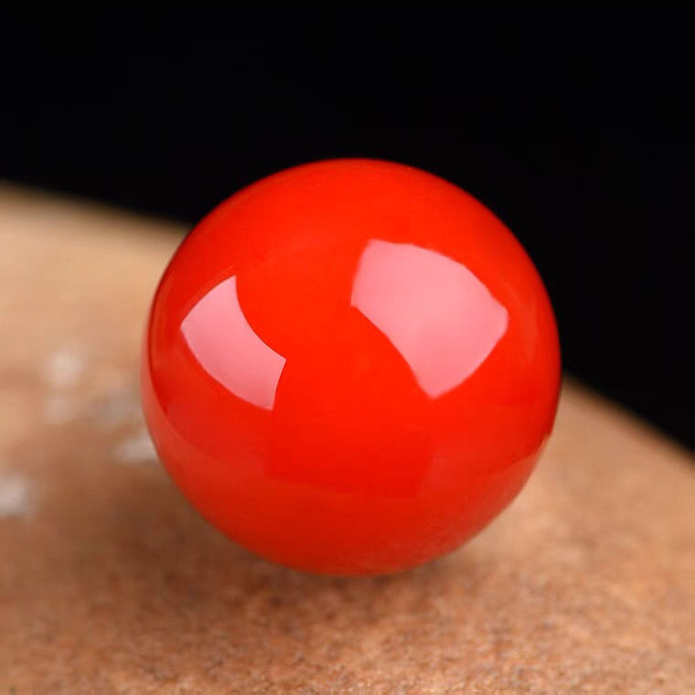 7山南红玛瑙散珠樱桃红圆珠单珠文玩单珠手链亮面配珠-阿里巴巴